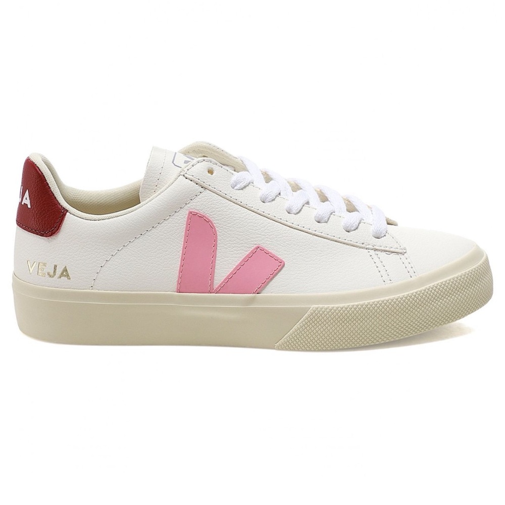 Veja Campo Sneakers, 7, White, Pink, Red Campo Sneakers